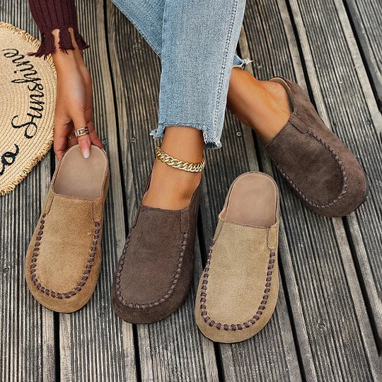 Darcie™ – Vintage Orthopaedic Leather Mules