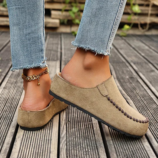 Darcie™ – Vintage Orthopaedic Leather Mules