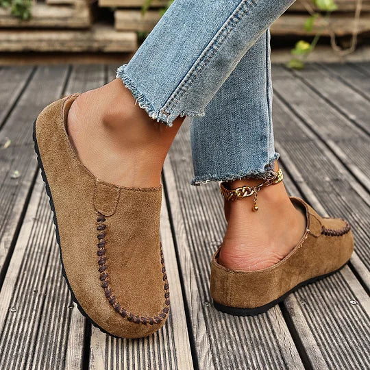 Darcie™ – Vintage Orthopaedic Leather Mules