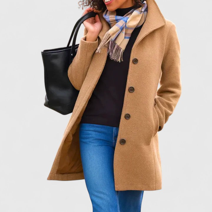 Claire | Classic Wool Blend Coat