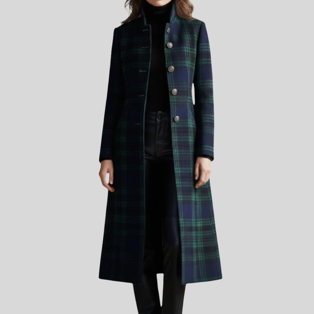 Matilda™ | Timeless Plaid Elegant Coat