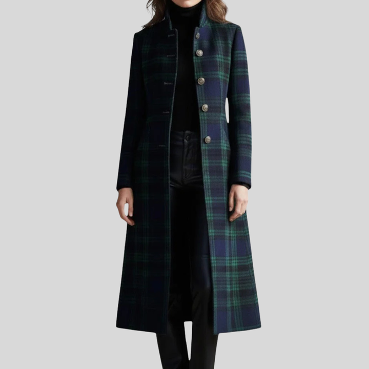 Matilda™ | Timeless Plaid Elegant Coat