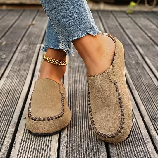 Darcie™ – Vintage Orthopaedic Leather Mules