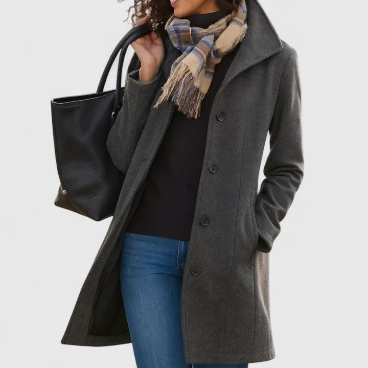 Claire | Classic Wool Blend Coat