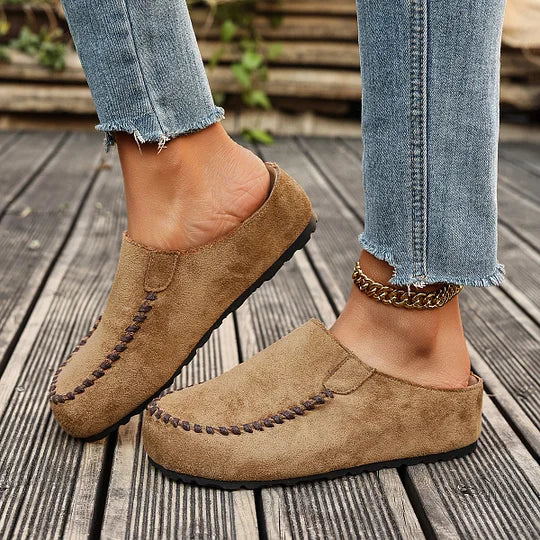 Darcie™ – Vintage Orthopaedic Leather Mules