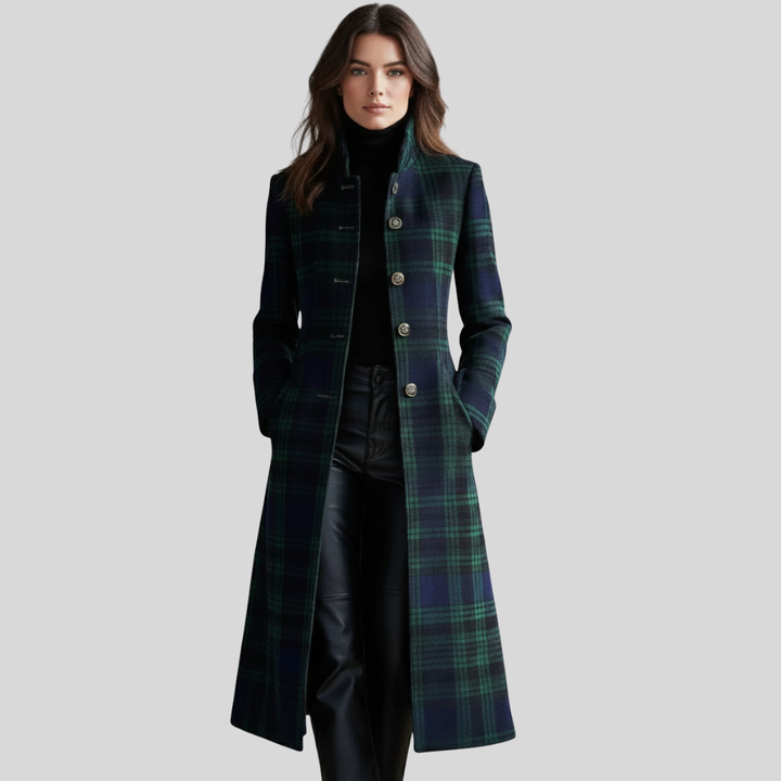 Matilda™ | Timeless Plaid Elegant Coat
