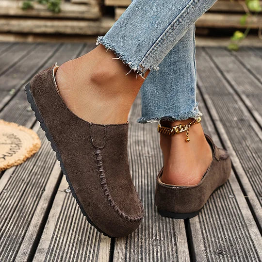 Darcie™ – Vintage Orthopaedic Leather Mules
