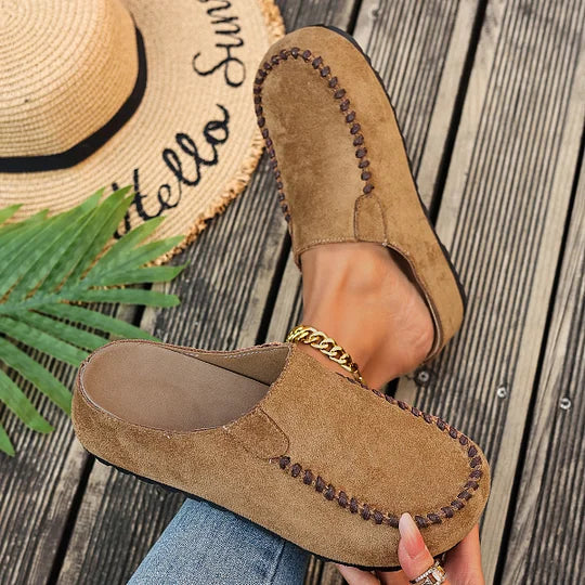 Darcie™ – Vintage Orthopaedic Leather Mules