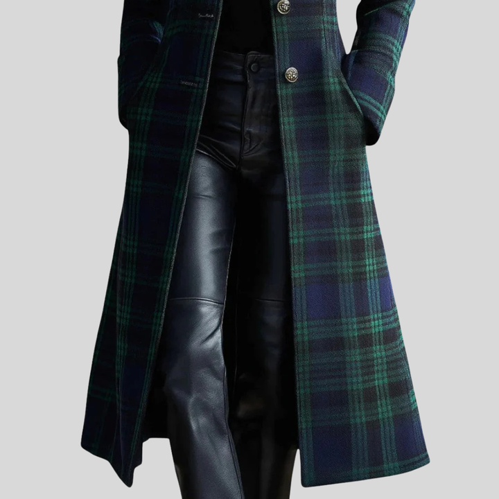 Matilda™ | Timeless Plaid Elegant Coat