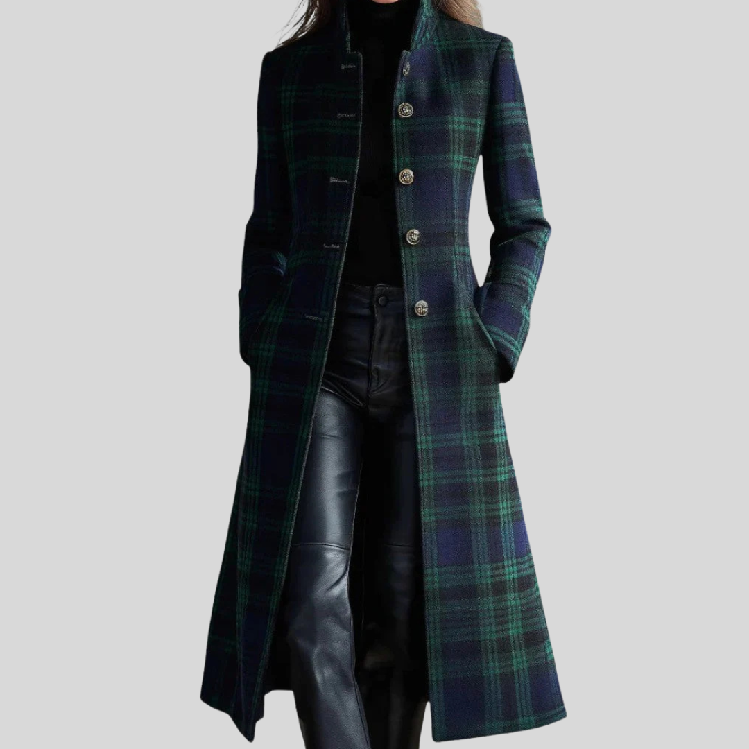 Matilda™ | Timeless Plaid Elegant Coat