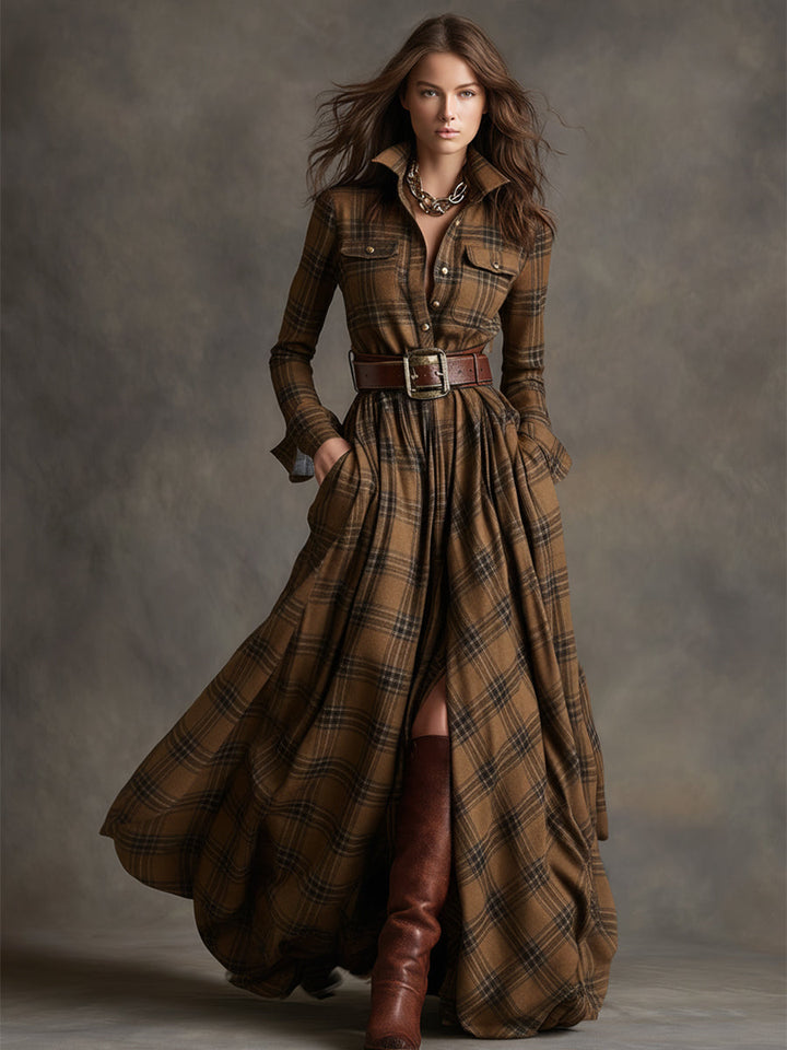 Ashlyn - Belted Shirt Dress for Timeless Elegance