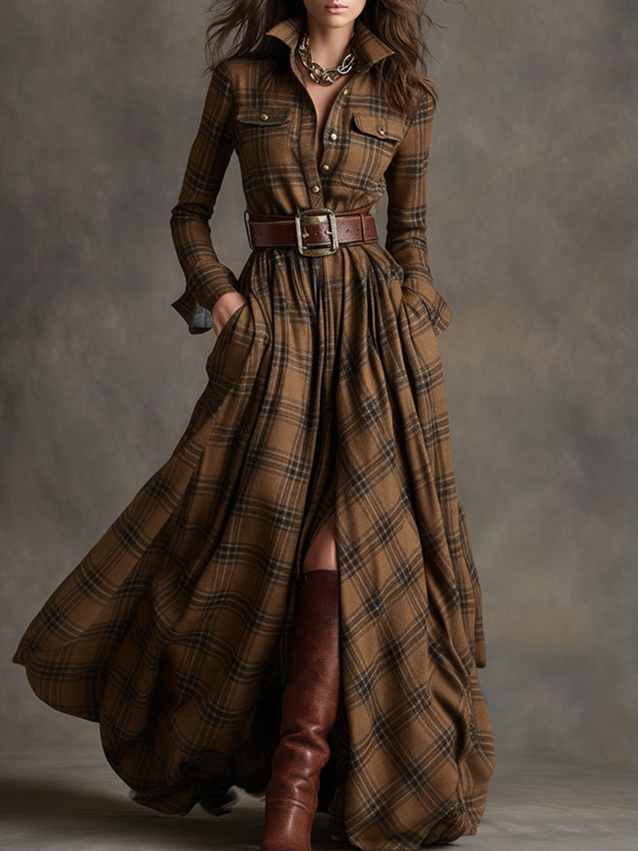 Ashlyn - Belted Shirt Dress for Timeless Elegance