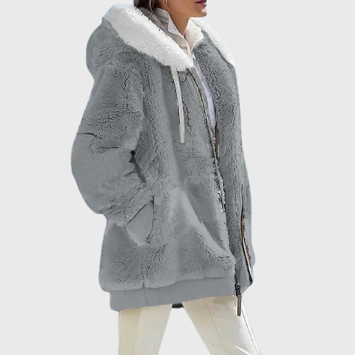 Alinta™ – Plush Hooded Fleece Jacket