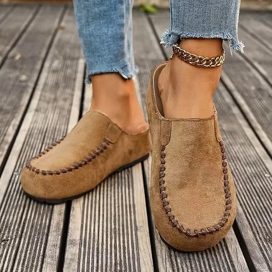 Darcie™ – Vintage Orthopaedic Leather Mules